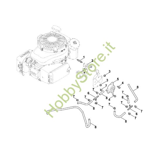 Picture of H - Pompa carburante XT-675 (XT675-3109)